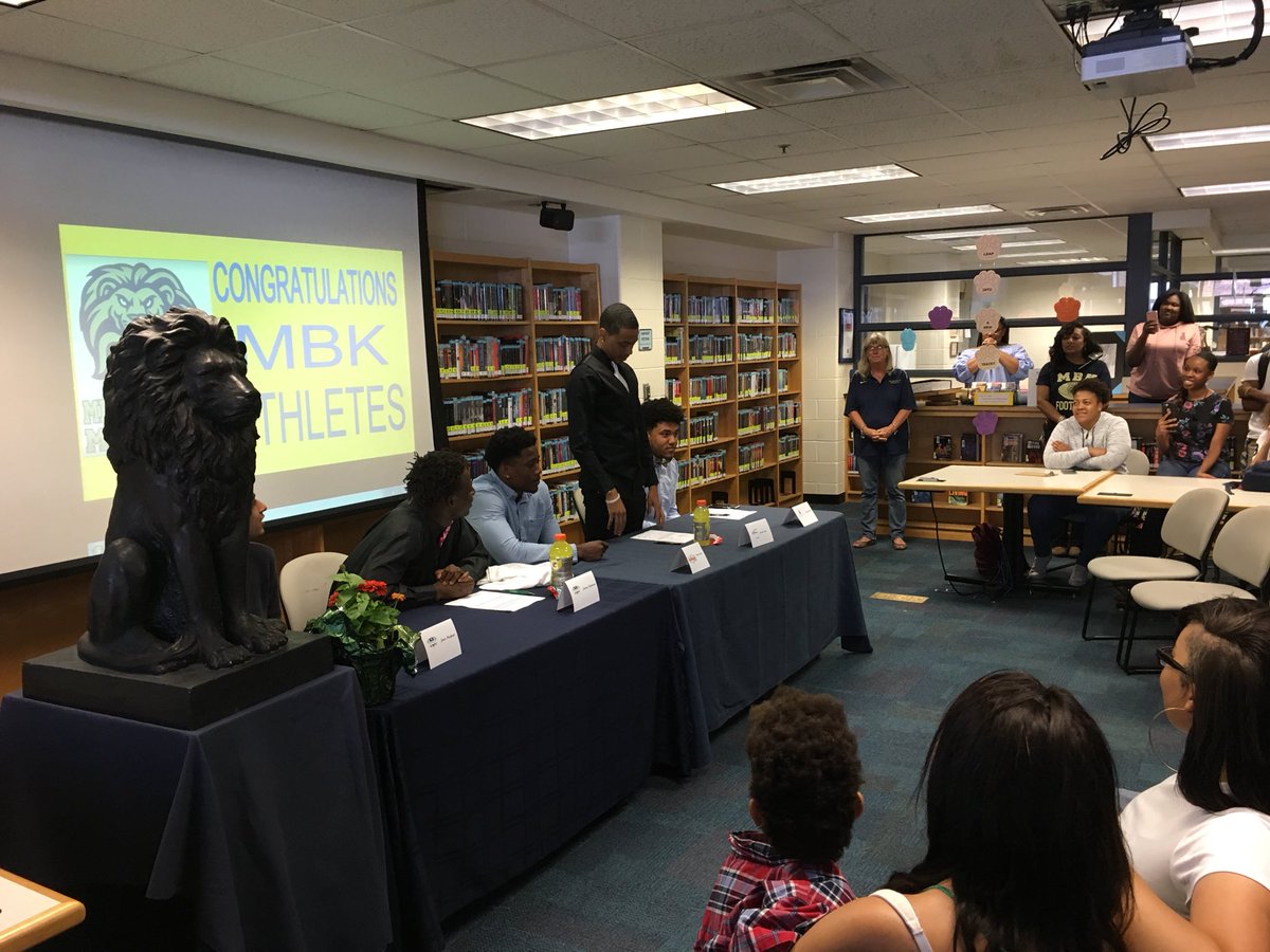 Spring Signing Day in the MBK Library!!!
