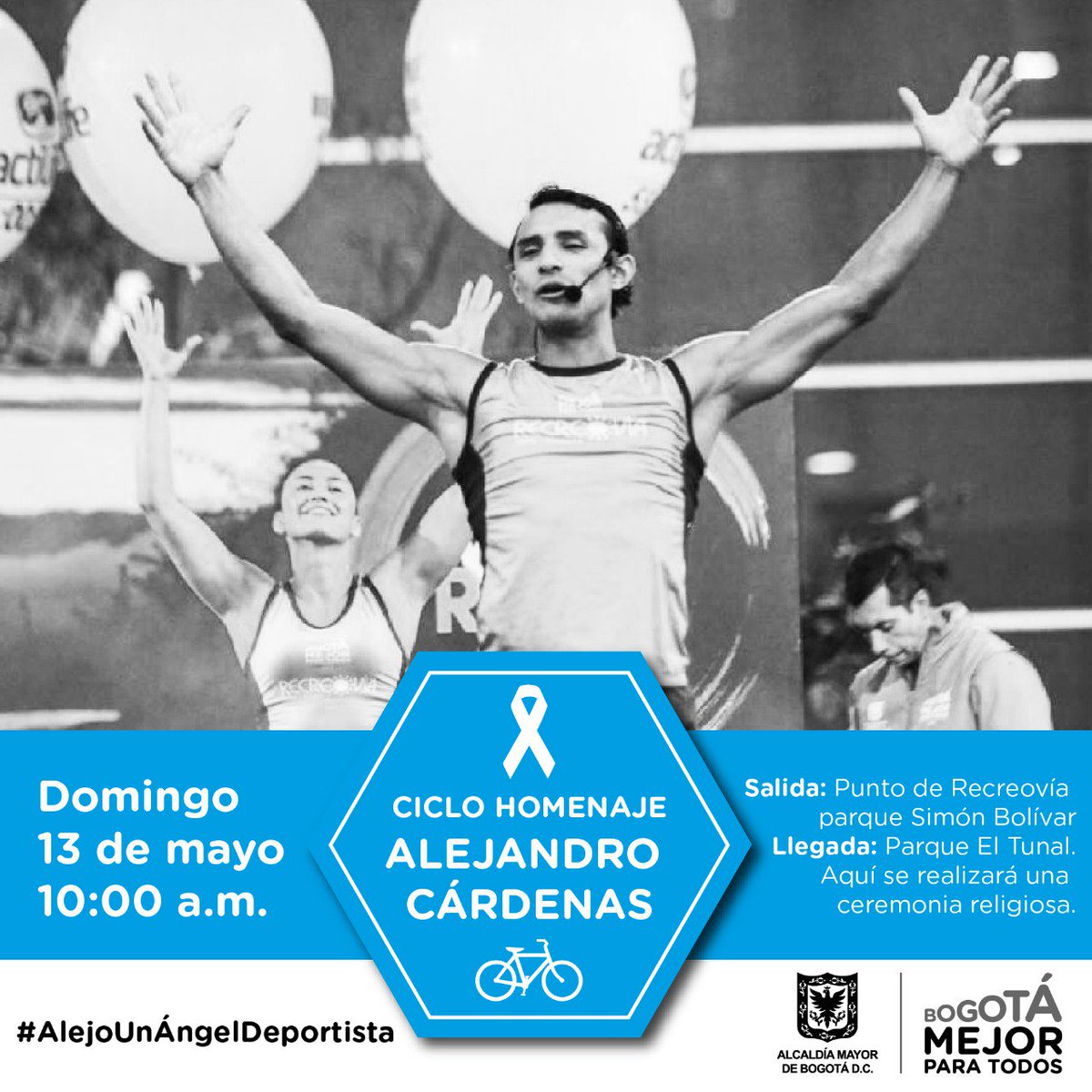 EnchulaStore's tweet photo. #AlejounÁngelDeportista  este domingo sobre la @CicloviaBogota se realizará un sentido homenaje a nuestro compañero víctima de la violencia. Participa y di #NomasBicisRobadas #NoMasCiclistasMuertos @IDRD https://t.co/mwQxZBu8Jw