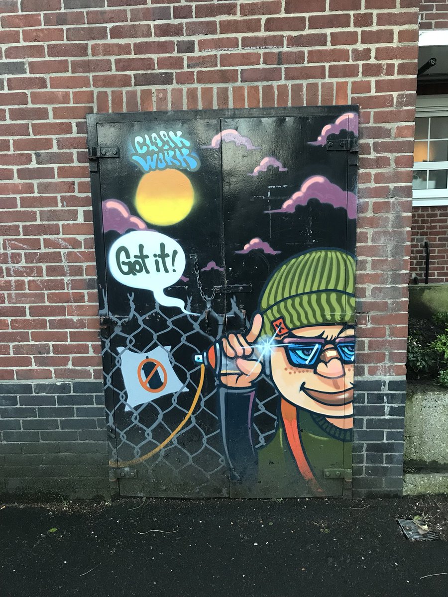 lovestreetart22's tweet photo. Every bin door should be a work of art. These in Camden are by Cloak Work.
#StreetArt #CloakWork #Camden https://t.co/PGZu1MF871