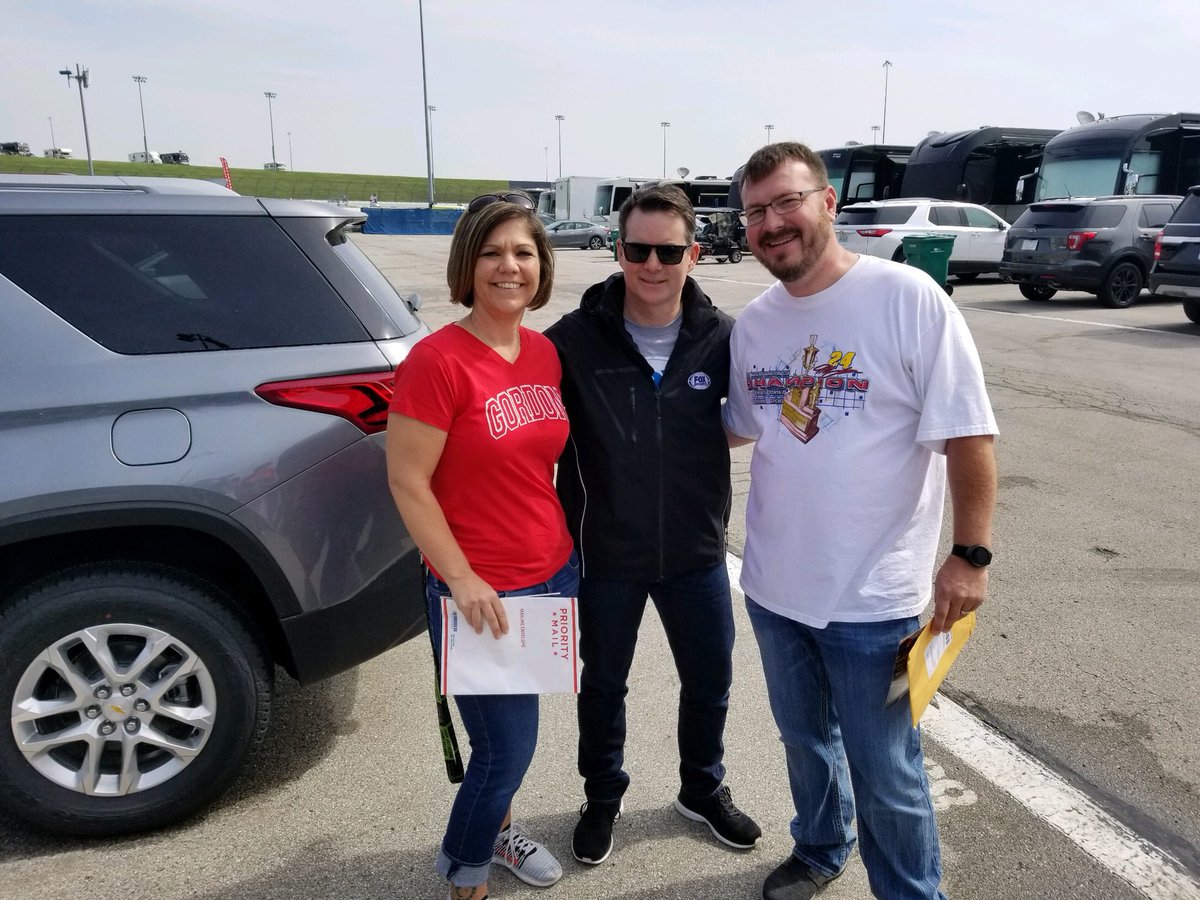 wilsomel's tweet photo. Thank you @kansasspeedway and @JeffGordonWeb for the best morning ever! #jeffgordonvip was a great experience & we ended up seeing so much more than we had planned. https://t.co/x9kooAUjBg