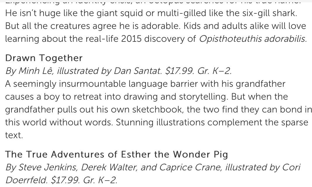 Minh Le Thank You Scholastic For Including Drawn Together On Your List Of 50 Magical Books For Summer Dsantat Disneyhyperion T Co Dgyjh6jsux
