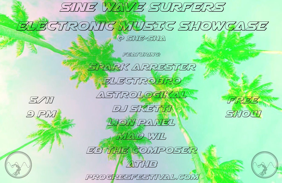 Tonight with <a href="/SineWaveSurfers/">Sine Wave Surfers Collective</a> &amp; <a href="/ProgressFest/">Progress Festival</a> #Blacksburg #VirginiaTech #VaTech #hokies