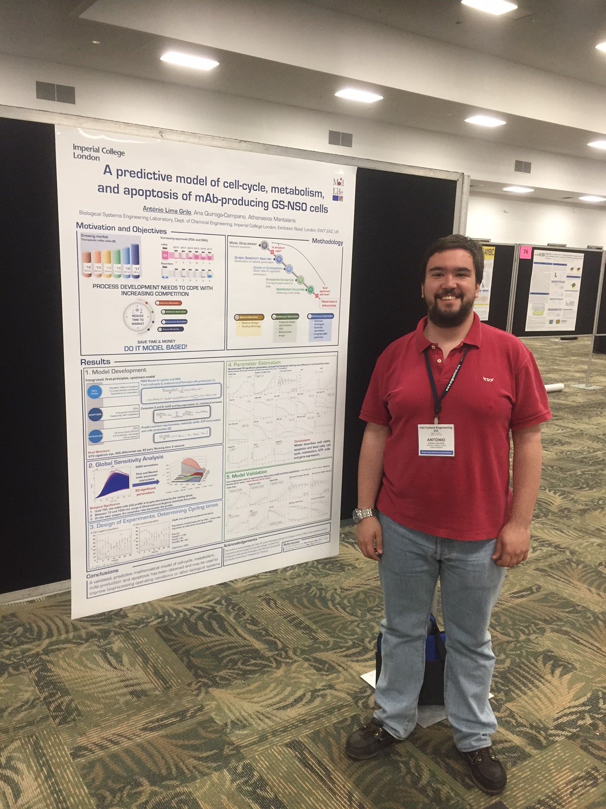 ModLife ITN on Twitter "Antonio, our ESR from ImperialChemEng, participating at the Cell