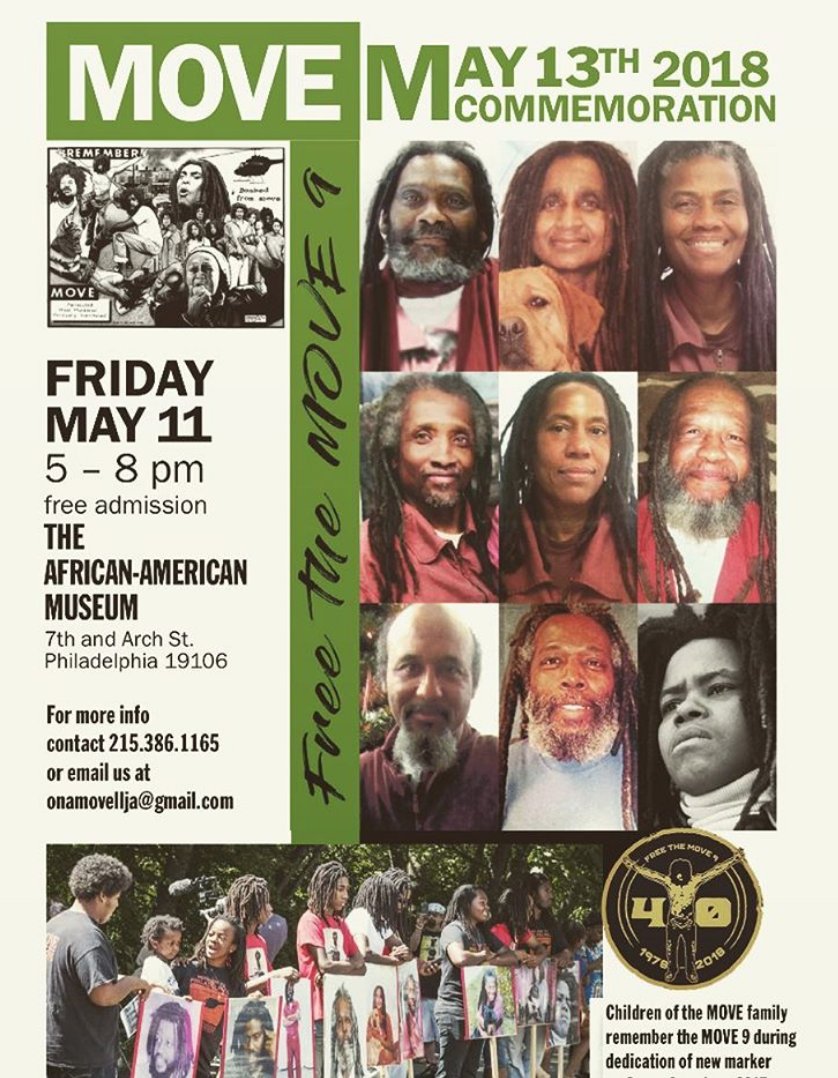 move organization on twitter see you tonight help us commemorate the may 13th bombing of move people and continue the struggle to freethemove9 onamove