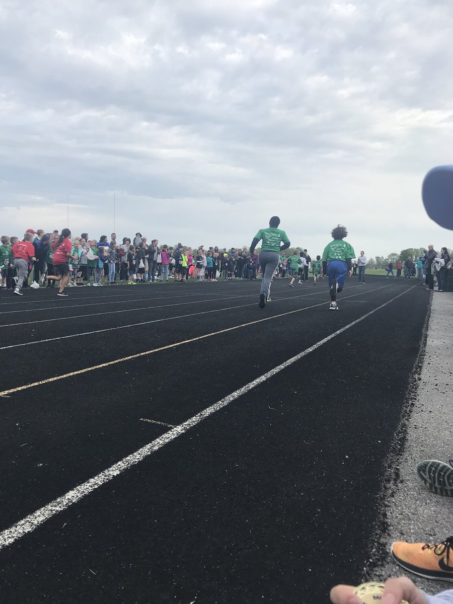 The 50 meter dash was a hit!