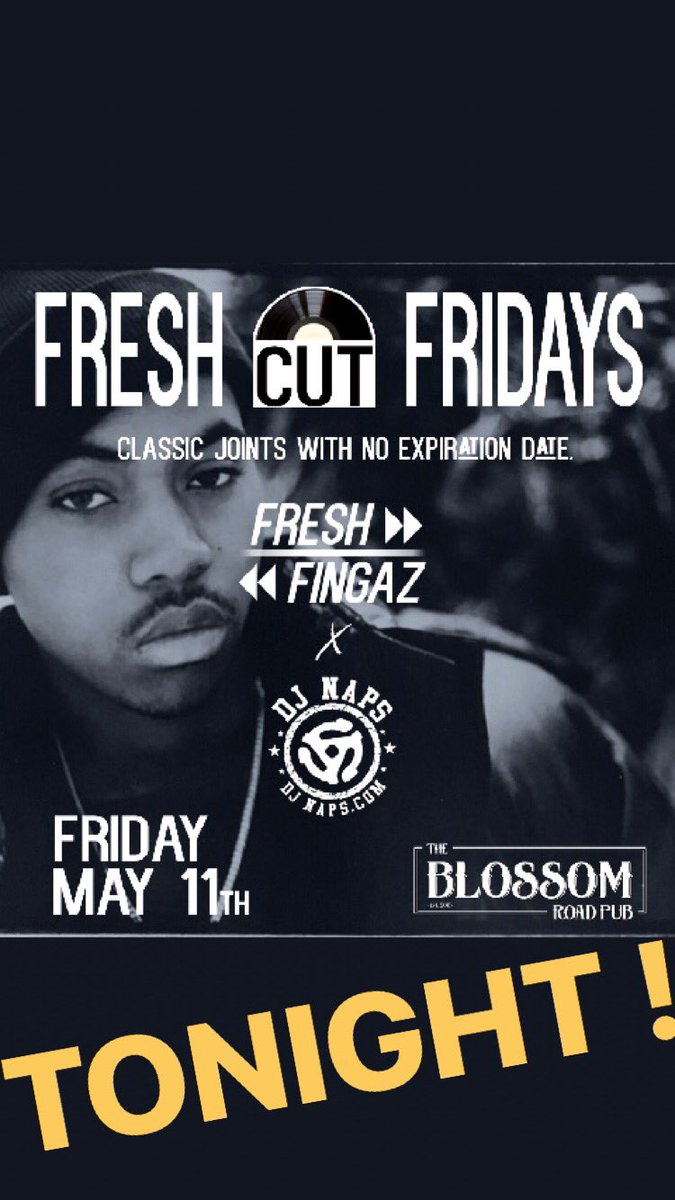 djnaps's tweet photo. Guest DJ’ing TONIGHT w/ my homie Fresh Fingaz at Blossom Road Pub! Spinning some of my favorite golden era hip hop joints!
#BlossomRoadPub #Rochester #RochesterNY #RochesterEvents #Roc #DJNaps #FreshFingaz #FreshCutFridays #ClassicJoints #NoExpirationDate https://t.co/6AY4gMVBX0