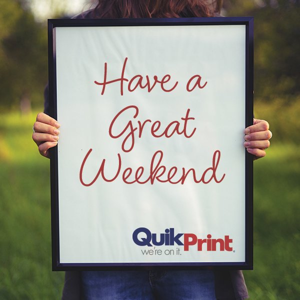 QuikPrintOKC's tweet photo. https://t.co/K6pOnxBXJV #weekendvibes #springtime #printer #quikprint #oklahomaproud #May2018 https://t.co/mfk6OcBzoA
