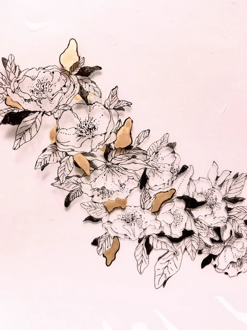 クリアファイルに描くの楽しい 