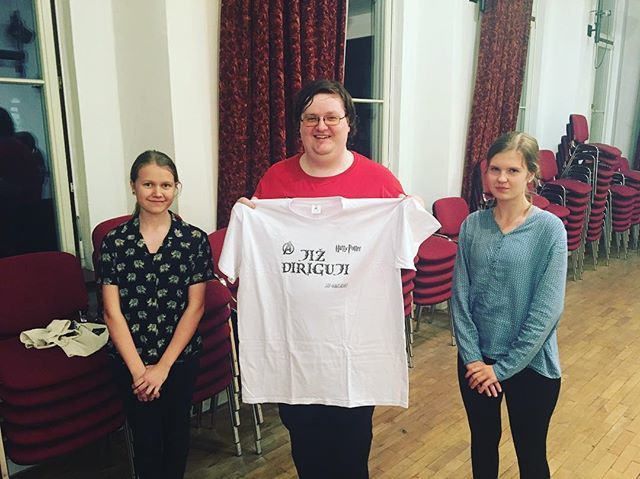 GeorgeKorynta's tweet photo. Awesome birthday present from my youngest members of @praguefilmorchestra. Thank you! #conductor #present #birthday #happybirthday #conductorquotes #orchestra https://t.co/wfdPalX7yu https://t.co/TGm7uN60Ke
