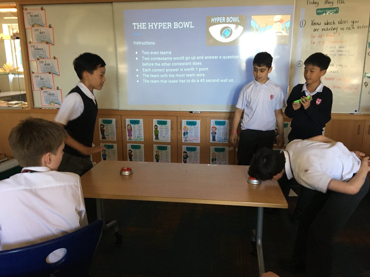 StGeorgesGrade6's tweet photo. #6GG & #6JD have taken over the teaching, by preparing lessons on reviewing literary devices in LA https://t.co/3zkMZkwUQA