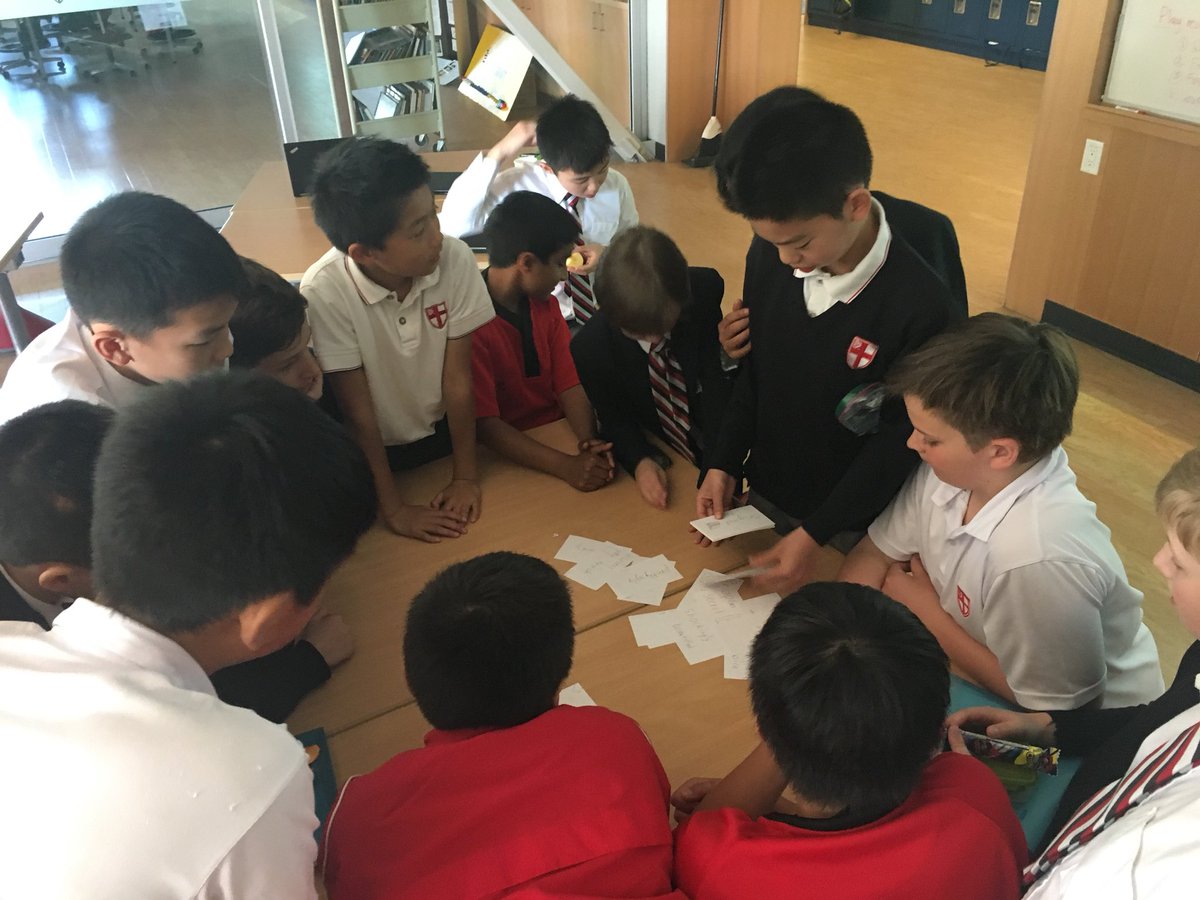 StGeorgesGrade6's tweet photo. #6GG & #6JD have taken over the teaching, by preparing lessons on reviewing literary devices in LA https://t.co/3zkMZkwUQA