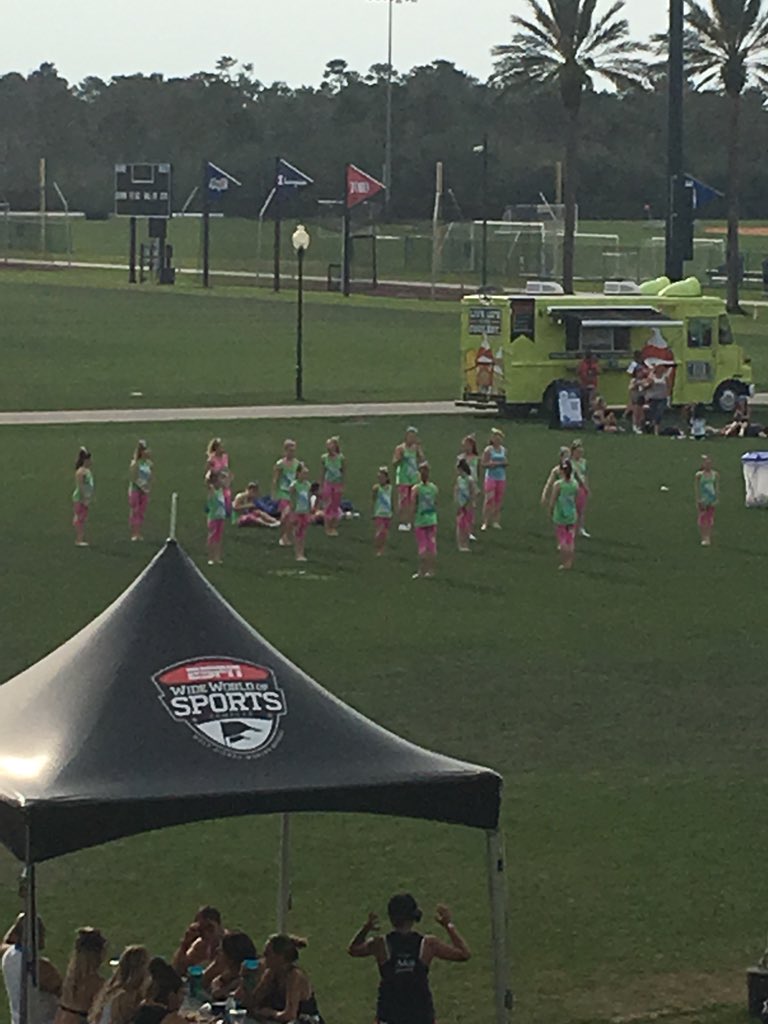 ShoreprideS's tweet photo. Shore Pride All-Stars J3 GLITZ heading to practice at the #D2Summit18 @ESPNWWOS #shorepridestrong #smallgymstrong πππ https://t.co/cZmiQwMeQs