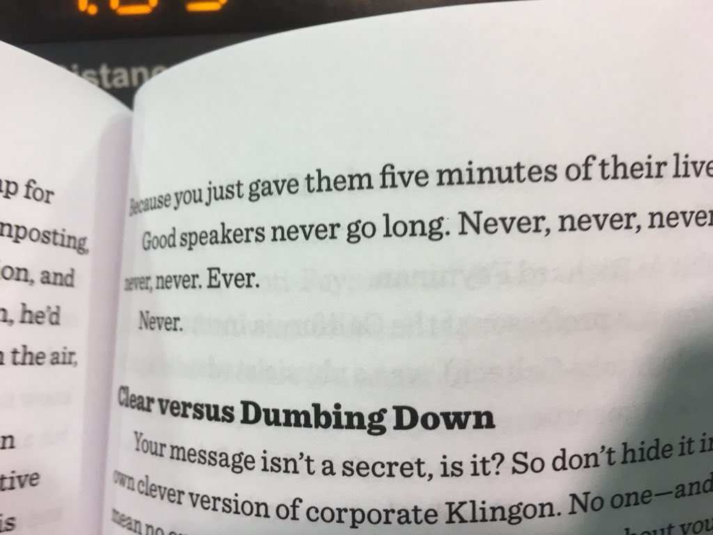 charityhelman's tweet image. “Good speakers never go long. “ - #weekendlanguage #advicetoliveby #never