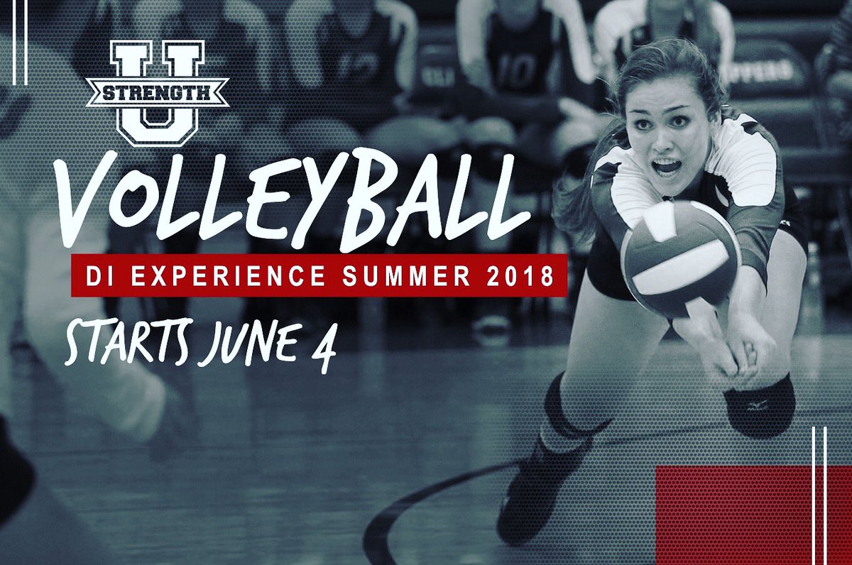 TheStrengthU's tweet photo. Our 1st Summer offering & the most popular we have ever run. Times are set for the DI Volleyball Experience! For more info & to reserve your spot click on link below. *Last year this program sold out so sign up today!
#AreYouCommitted #StrongMindSmartBody
https://t.co/XAkaxmMJme https://t.co/nm45b5cHHr