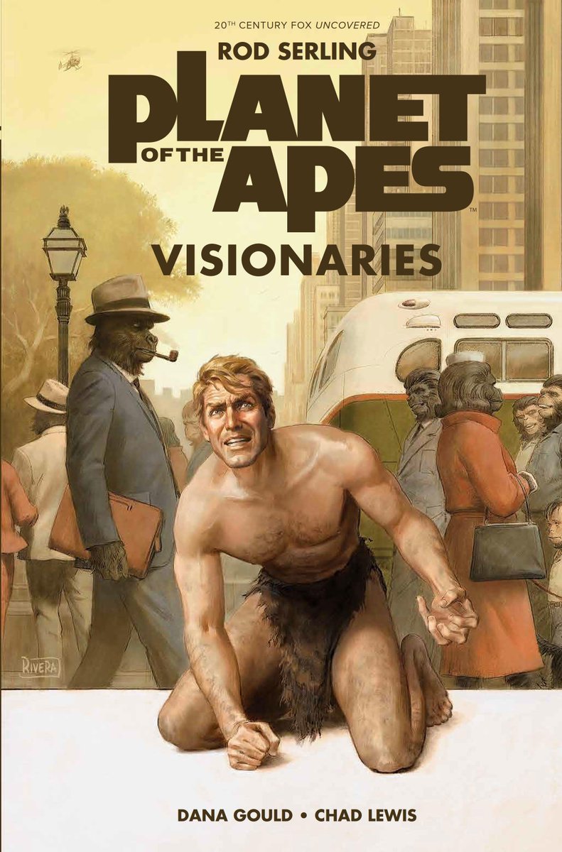 ComicCrusaders's tweet photo. YOUR FIRST LOOK AT ROD SERLING’S ORIGINAL PLANET OF THE APES ADAPTATION AT @boomstudios! @danagould #ChadLewis #comics #PotA https://t.co/7RqbkIE03D https://t.co/w9vz0KNyE7