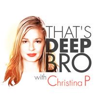 podknife's tweet photo. We just added #thatsdeepbro #podcast to @podknife! Get deep into comedian perspective on serious questions w/ host @christinap each week &amp; learn more now at https://t.co/YbboVQbPga https://t.co/hrdU1fRu3Q