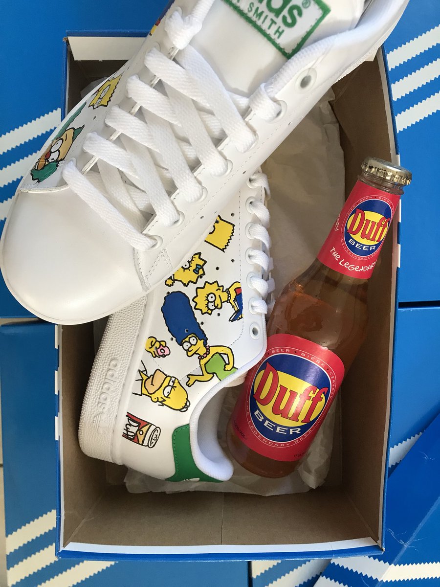 adidas bart simpson shoes