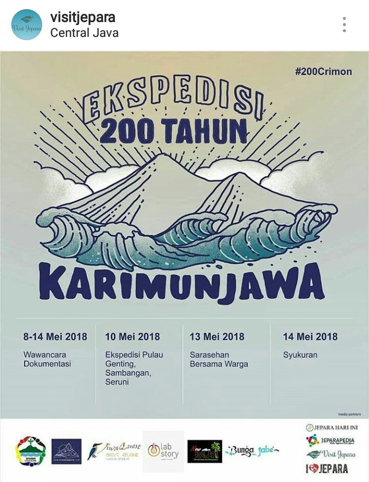 lasernitro's tweet photo. Hari ini hingga beberapa hari kedepan bakal menghadiri undangan sahabat #Karimunjawa dlm agenda #200Crimon.
Kegiatan ini merupakan upaya plestarian sejarah & budaya oleh para pemuda & warga setempat.
#ekspedisikarimunjawa #crimonjava #ayokekarimunjawa #visitjepara #jawatengah https://t.co/vBmhsNpirv