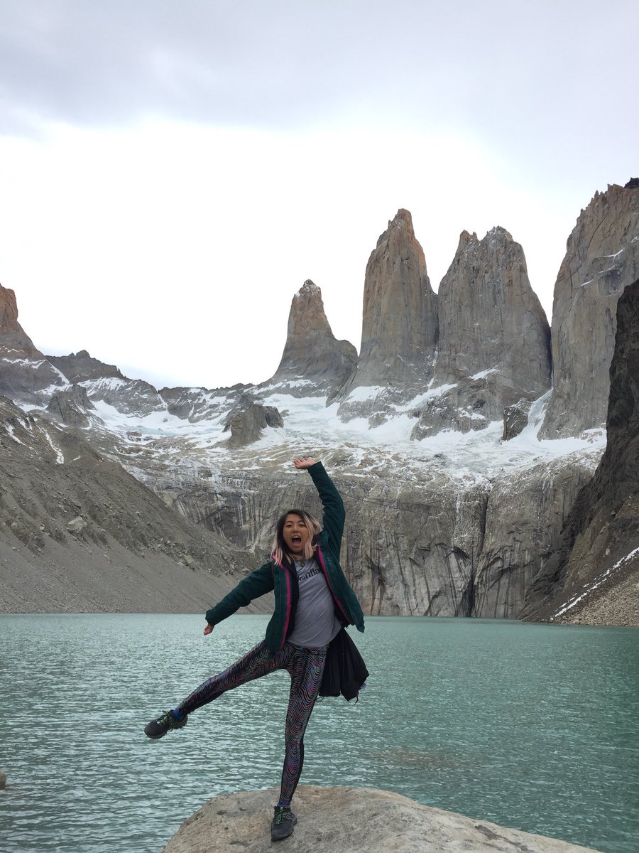 PetiteonBoard's tweet photo. If you are in Patagonia, gear up and do the W Trek. #noregrets #ttot #torresdelpaine #chile #girlswhohike #mochilera https://t.co/w5zauqs0uh