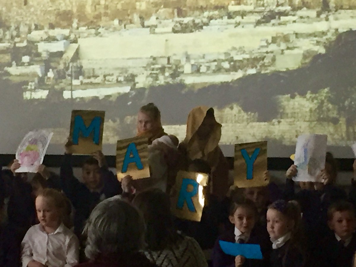 MissK_StM's tweet photo. Primary 1 led their first ever class assembly today, and showed us all what they’ve learned about Mary. #sharingtheirlearning @StMonicaMilton @MissBrown_GCC @MissGraham17 @mcpherson_mrs https://t.co/SIXGGk2YAF