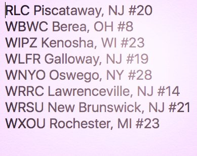 JackieDaytona's tweet photo. Thanks to these stations for spinning "She's So Hot"! To the moon!
#RLC @883thesting #WBWC @WIPZ1015FM #WIPZ @WLFR_917 #WLFR @WNYO #WNYO @1077thebronc #WRRC #1077thebronc @WRSU #WRSU @wxou #WXOU #collegeradio #newmusic #powerpop #garagerock #jackiedaytona #shessohot https://t.co/3kzZG3mUXZ