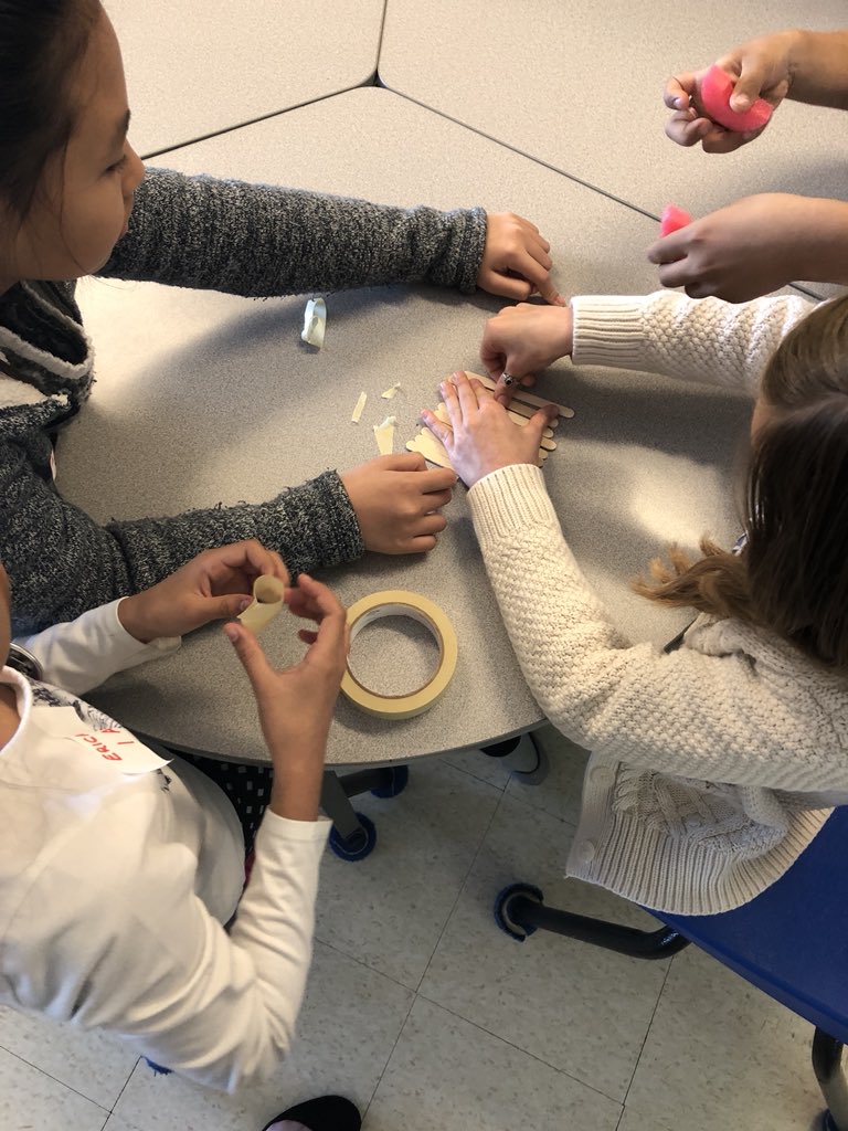scurtismyers's tweet photo. STEAM challenge day @roselimaSt #CathEduWeek https://t.co/Lar61vmpI9