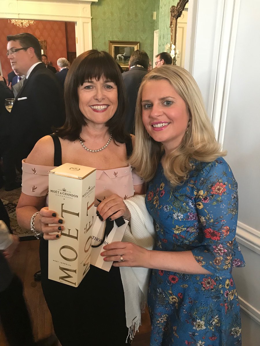 brightwater98's tweet photo. Congratulations to Catherine Corcoran of @RSM_Ireland who was the lucky winner of @Brightwater 98 prize draw at the @CharteredAccIrl conference #CAEvolve, pictured with @JeanODonovan2 Commercial Director with @brightwater98 🍾🍾 https://t.co/R0hrKVkvSU