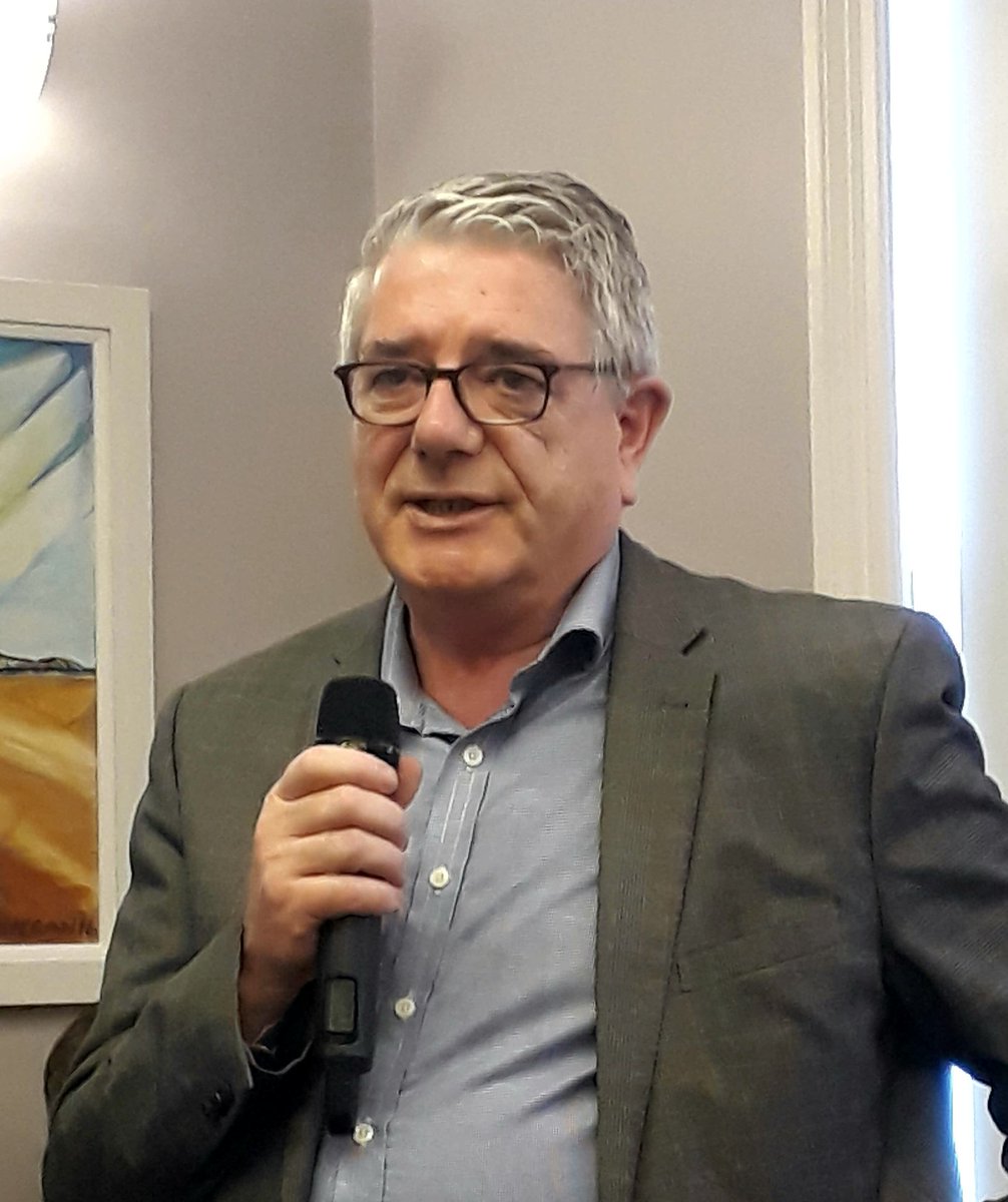 CiaraSnots's tweet photo. Jerry Murphy, INTO Northern Secretary and Feargal Brougham, INTO Vice President, speaking to guests at INTO Northern Headquarters about their experiences in schools around the world. #verefoster
@INTOnews https://t.co/u6Kkiqj41J