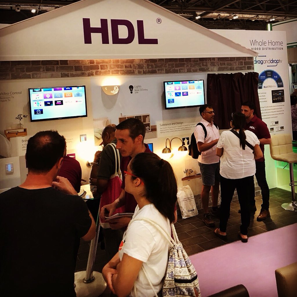 HDL_UK's tweet photo. Great week so far @GDLive_UK - So much love for #smarthomes !! We’re here all weekend so come and say 👋 Big thanks to @RonanMcT @Alltrade_Ltd @SmartAVTec @Bartlett2Mark @Blustream_HDBT #HomeAutomation @hometechgallery https://t.co/FdxYMxzn4a