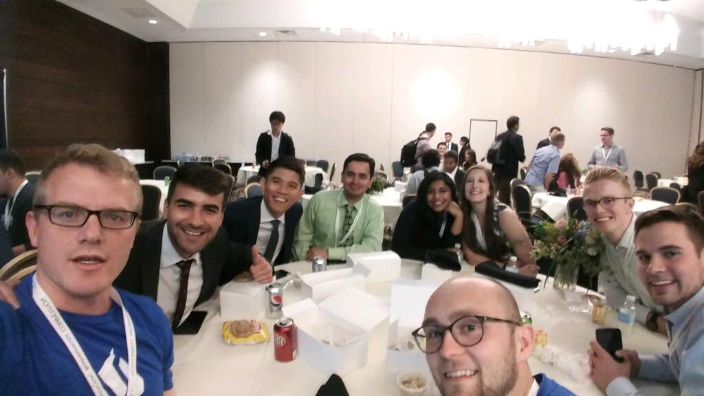 AssistENT_Tech's tweet image. When the whole table makes it to the semis! #whooo #ibmc2018