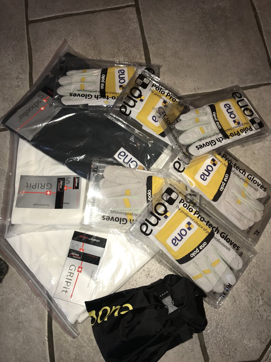 jamesharper02's tweet photo. Thanks for the gear Ona. Ready to go for UK2018 now. Game on ! @ONAPOLO @ElRemansoPolo @cowdraypolo https://t.co/WdxAlJJVQy