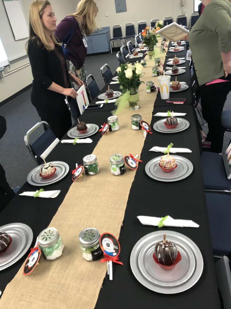 Very spoiled today for Teacher Appreciation! Thank you <a href="/sue_buster/">Sue Buster</a> and our PD secretaries!💕 <a href="/MVUSDPD/">MVUSD Professional Development & Digital Learning</a>