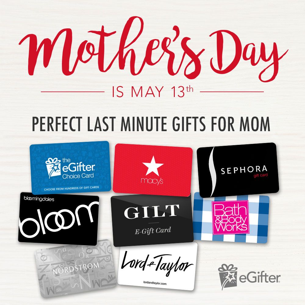 Egifter On Twitter The Perfect Last Minute Gift For Mother S Day