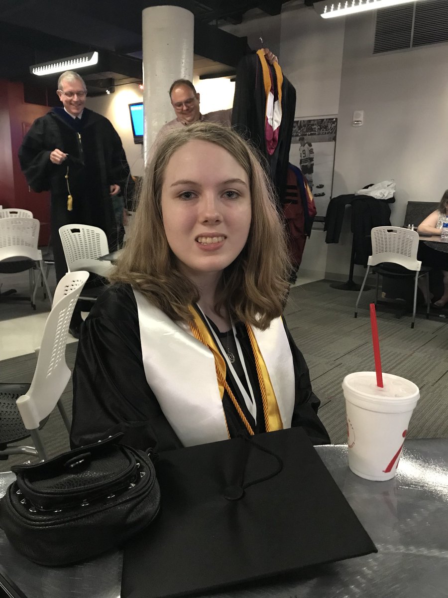 GastonAlumni's tweet photo. Our student body president, Rachel Bellflowers, is almost ready to take the stage. #gcproud #classof2018 @Gaston_College https://t.co/ecTAMIwgj9