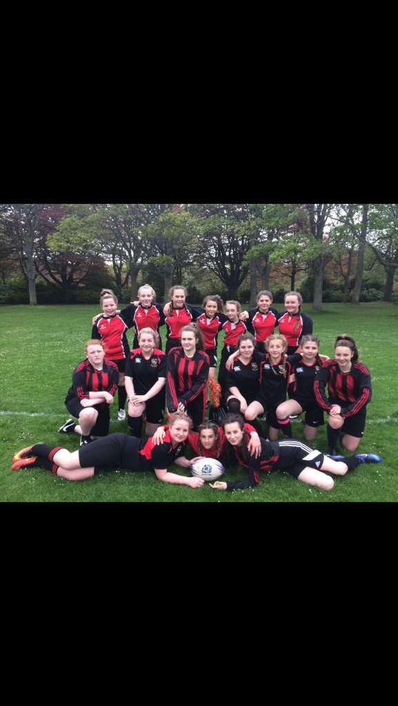 LochgellyHS's tweet photo. Massive well done to all the girls who played rugby 7's at Kirkcaldy RFC this week. Both teams were outstanding!👏🏻💪🏻 https://t.co/k5d9krPkH7