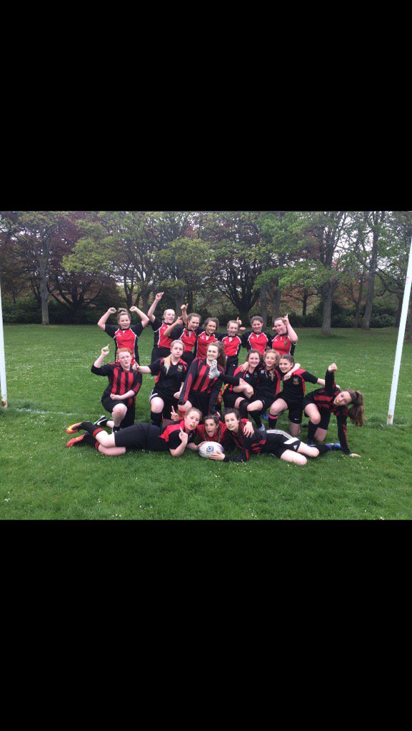 LochgellyHS's tweet photo. Massive well done to all the girls who played rugby 7's at Kirkcaldy RFC this week. Both teams were outstanding!👏🏻💪🏻 https://t.co/k5d9krPkH7