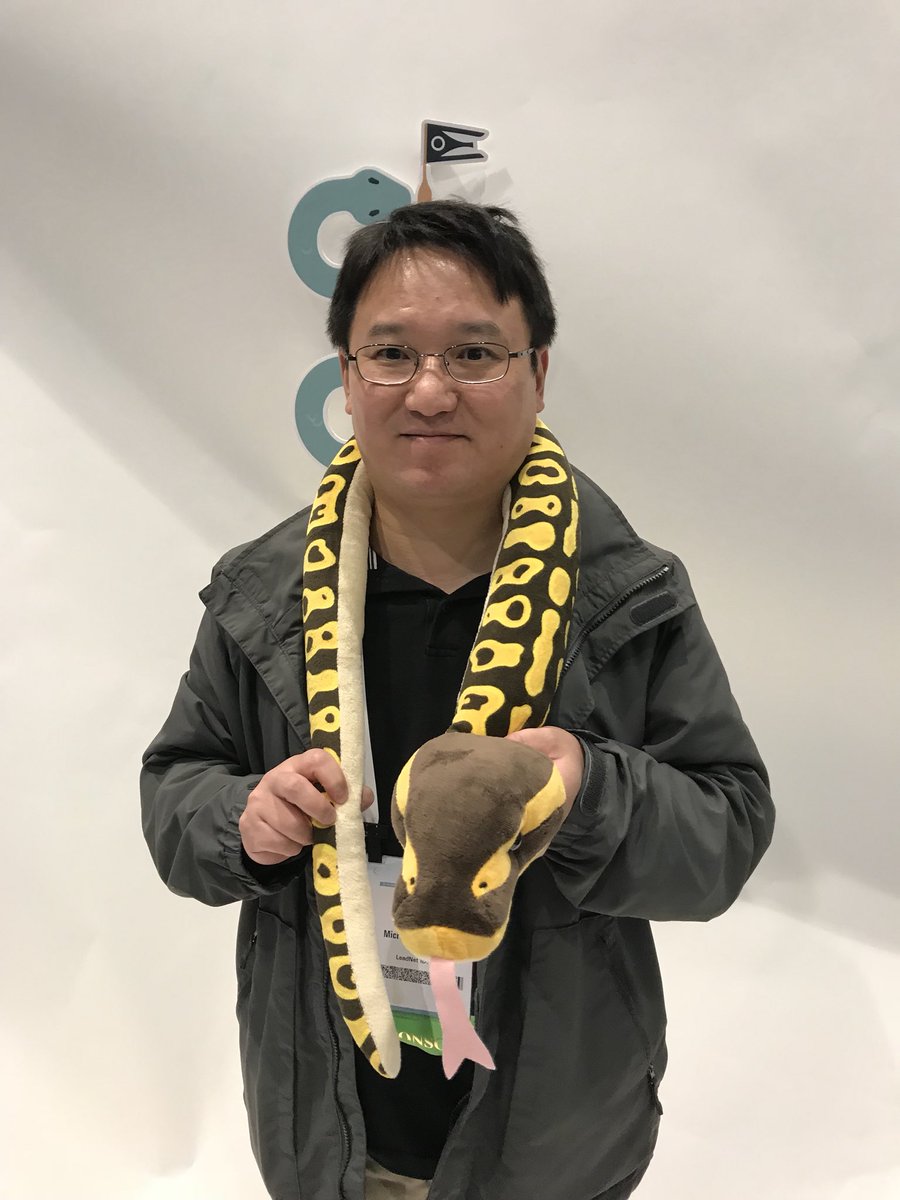 yi_liao's tweet photo. I just learned what’s Python at #PyCon2018 https://t.co/HbkrYmMFND
