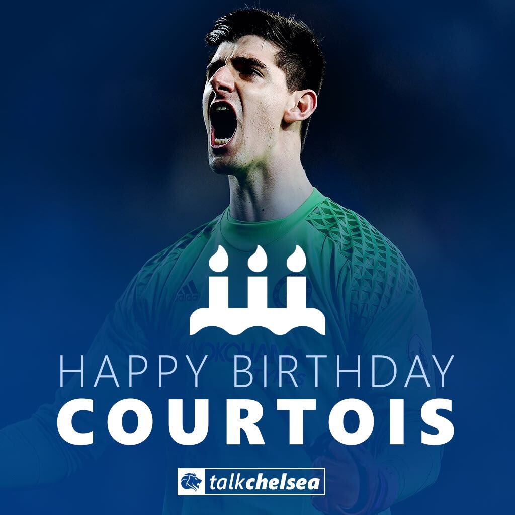Happy Birthday to Chelsea goalkeeper Thibaut Courtois!  