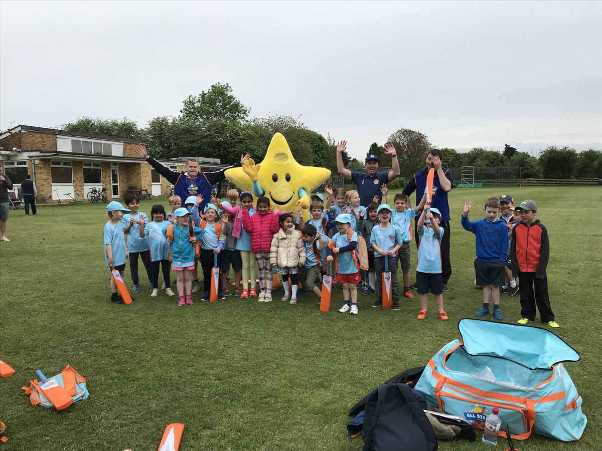 BucksCricket's tweet photo. And so it begins @allstarscricket has started @HolmerGreenCC A great turn out for a new club this season #bigmoments #havefuneveryone https://t.co/PfbnJ7Wp6k