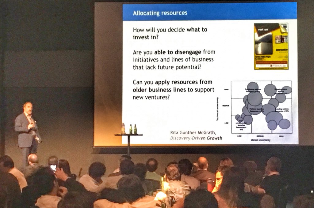 JenGoez's tweet photo. As we conclude the day @CGCSantiago with @David_Rogers we focus on frameworks and applications that bridge theory into practice. As seen here and referencing @ColumbiaExecEd Faculty @rgmcgrath #DigitalTransformation #ChileDigital #CBSWIL #DiscoveryDrivenGrowth https://t.co/mn8o5BmsOF