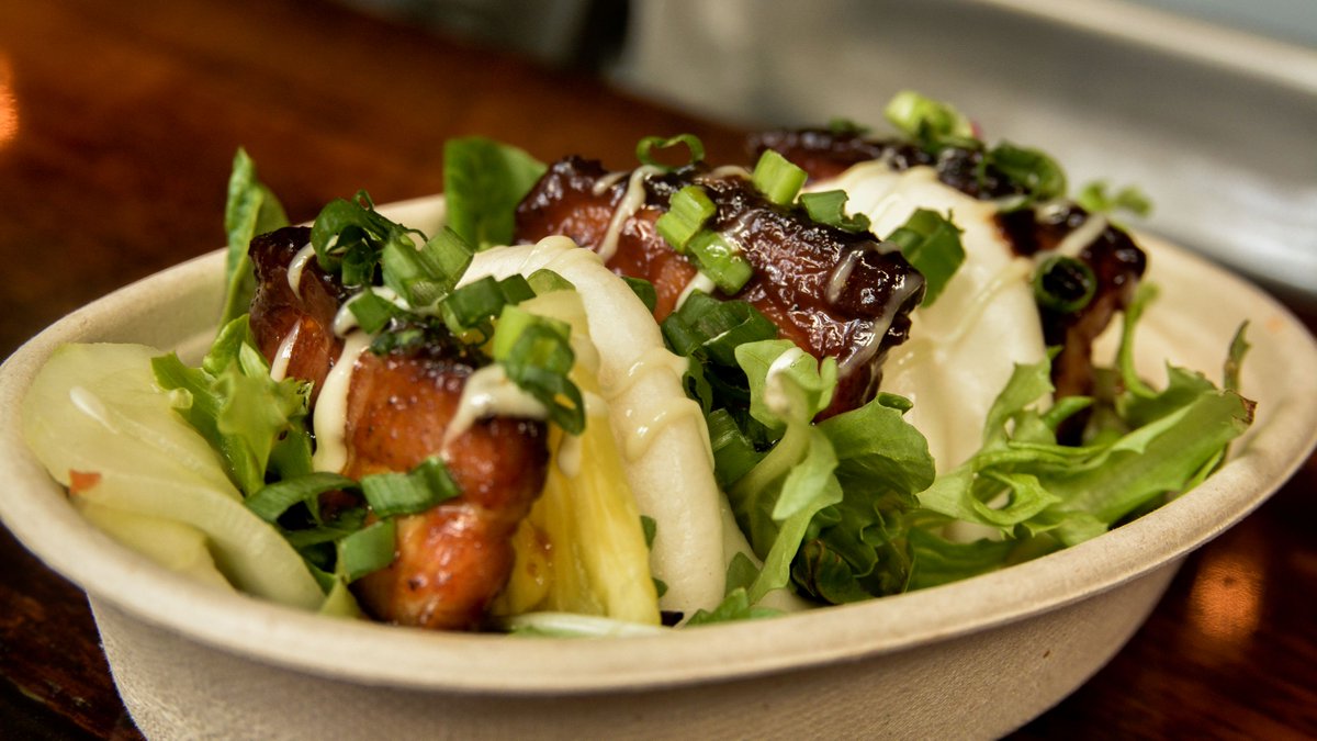 2ndAndHigh's tweet image. Check out our Hawaiian BBQ smoked Pork Belly Steam buns!