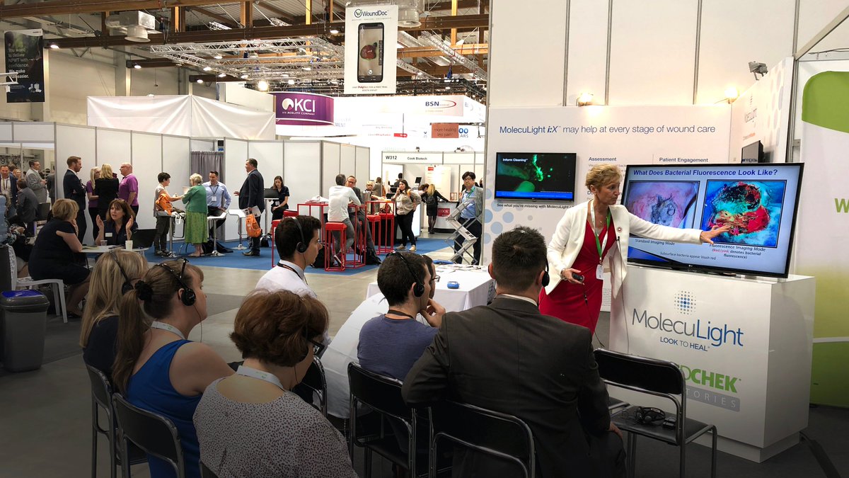 moleculight's tweet photo. MolecuLight had an outstanding time at #EWMA2018 and we appreciate all who visited the booth and showed an interest in learning more about how the MolecuLight i:X is making a difference in wound care! #WoundExperts #Medtech #DigitalHealth #MolecuLight #FridayFeeling @EWMAtweet https://t.co/E2MAPWXvaM