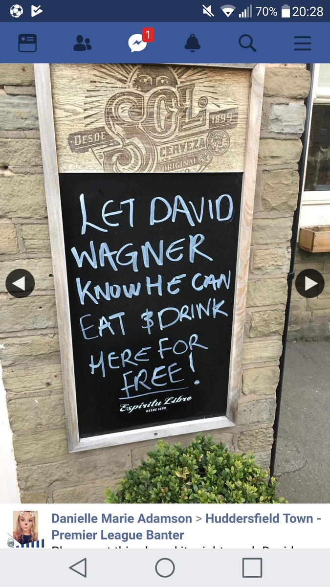 Danielkoulouri1's tweet photo. Pass this on to wagner 😂🔵⚪ @SeanMJarvis @htafcdotcom #htafc #Huddersfield https://t.co/5Brb9kFQ7o