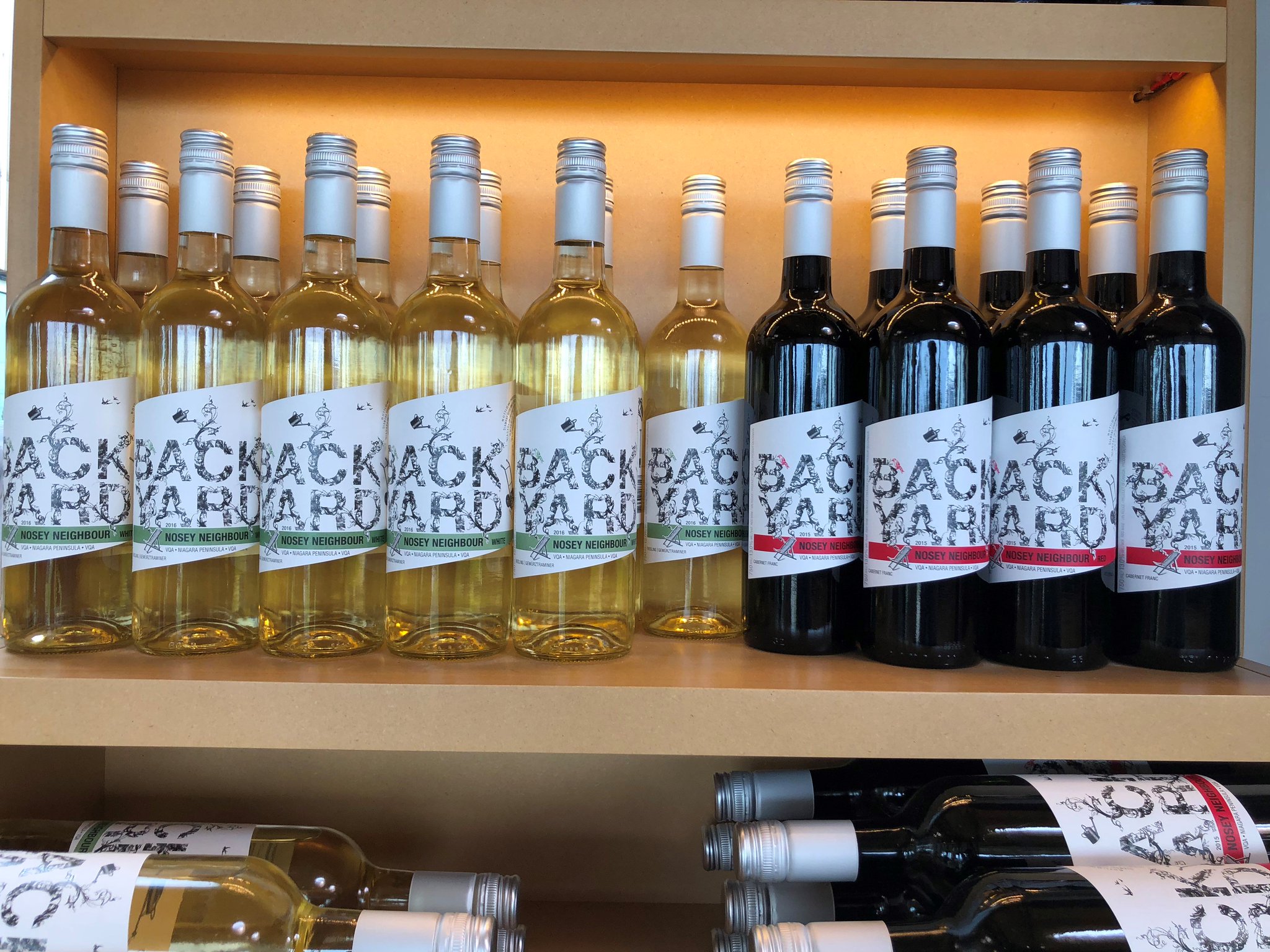 Backyard Vineyards On Twitter Backyard Vineyards Is Now Available In Ontario Nosey Neighbour Red And White Made With 100 Vqa Grapes Are Now Available At Lakeviewwineco At 1067 Niagara Stone Road In