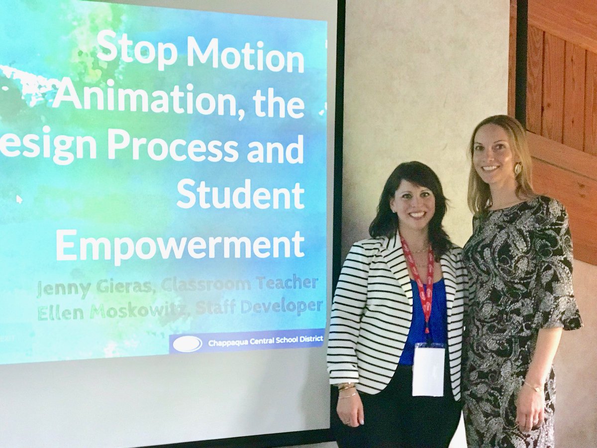 Awesome presentation at #LHRICTLI by two of my favorite educators! Learned about stop motion animation and how it can slow things down to ensure all students have access to content @josh_block @MahopacASCI @chackerman1