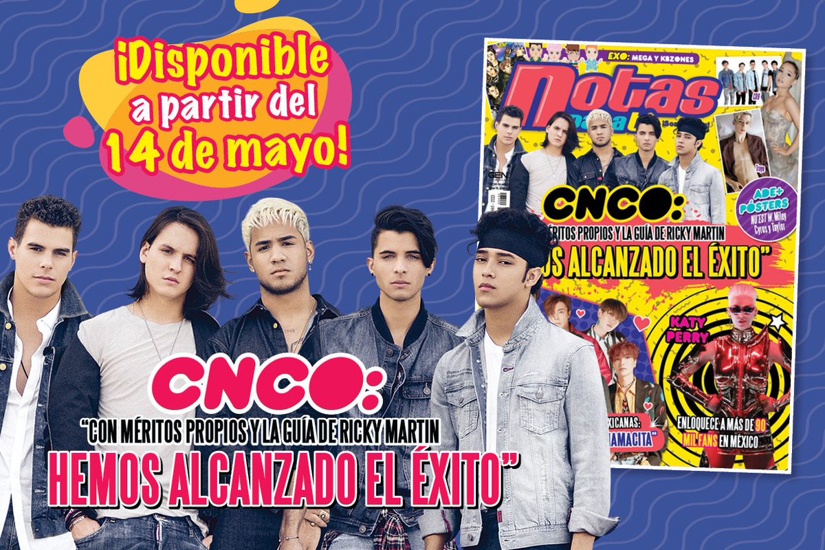 notasparati's tweet photo. #CNCOwners, ¡porque ustedes lo pidieron!, @CNCOmusic en la portada de la nueva #NPT, corre por ella a partir de este lunes. 🔥 https://t.co/xyavu6U2IE