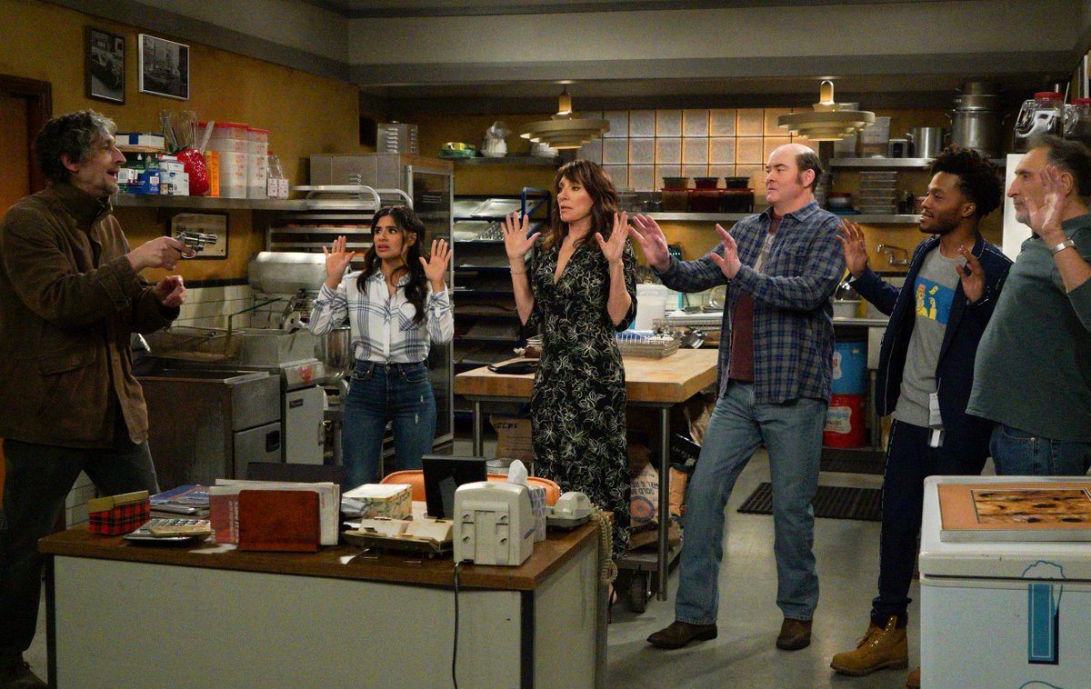 An armed robbery at the shop causes everyone at #SuperiorDonuts to hold up and rethink their futures. Stream the Season 2 Finale full episode now: bit.ly/2gObhGj
