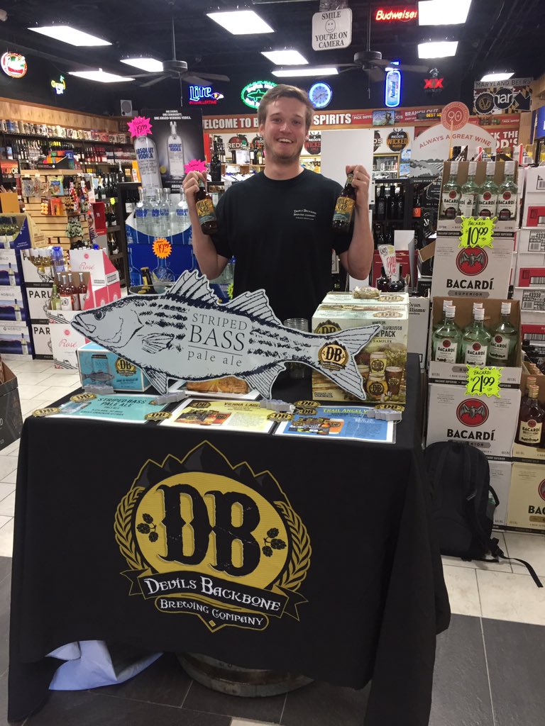 DBbeer_Derek's tweet photo. It's #stripedbass season at Best Wines with @dbbrewingco Come try them all! #dbbeer #cambridge https://t.co/cbGyWBj3ra