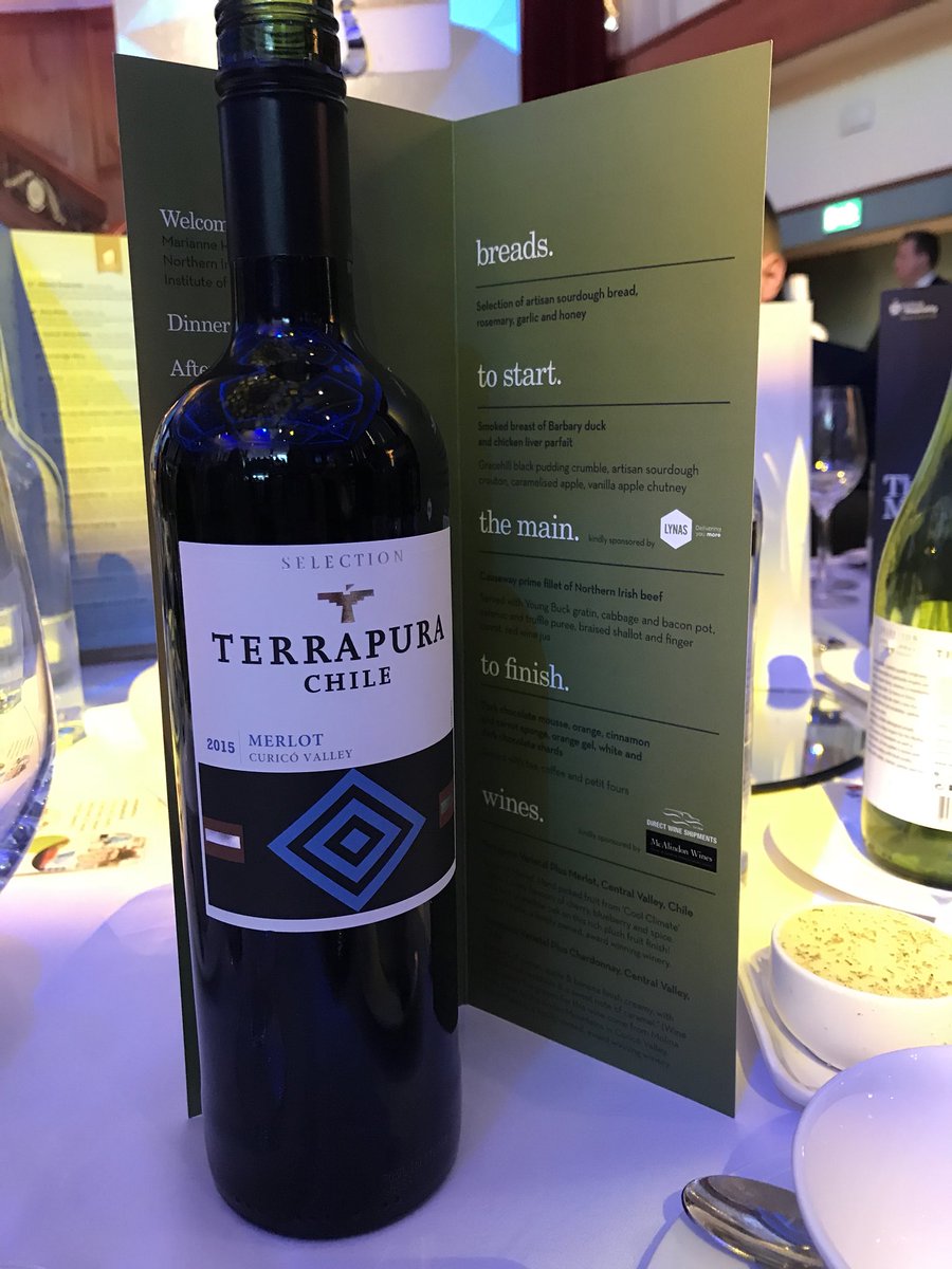directwine's tweet photo. Delighted to be attending the @IoH_NI Awards tonight. #terrapurawine @TitanicBelfast #iohni18 https://t.co/aFGvqVwul9