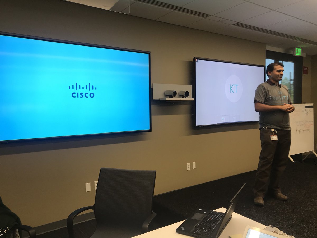 silrodrigar's tweet photo. #Enablers presenting their #WorkingDigitally solution to reduce silos within an organisation using the Cards system #CiscoHackITIX #HackITSJC https://t.co/xqrbmdTijc